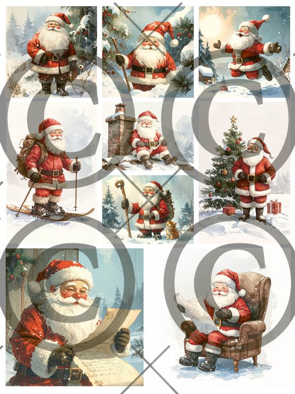 PD 01539 Julenisser (25 motivark)