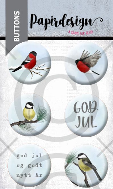Hovedbilde Julefugler (6 buttons)